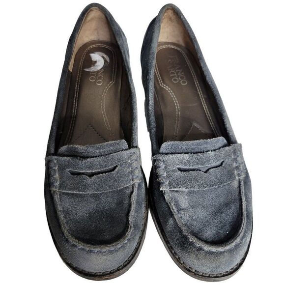 Franco Sarto Blue Suede Loafers (Size 6.5M) - Picture 10 of 10